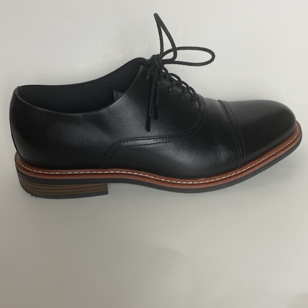 Men’s Black Kite Flex Lace Up Dress Shoes - Picture 6 of 11